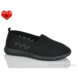 Фотография Слипоны женские тканевые Лето 228-1 (8 пар р.37-41) "Jiao Li Mei" недорого оптом от прямого поставщика