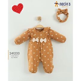 Комбінезон дитячий на дівчинку 241233-2 beige р.0.9-1 "Meloria" недорого оптом від прямого постачальника