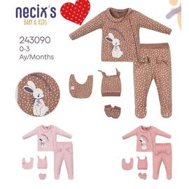 Костюм дитячий на дівчинку 243090 brown р.0-0.3 "Meloria" недорого оптом від прямого постачальника