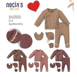 Фотография Костюм детский на девочку 243333 beige р.0-0.3 "Meloria" недорого оптом от прямого поставщика