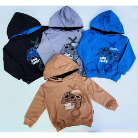 Фотография Худи детский на мальчика 24449 grey р.2-6 "Meloria" недорого оптом от прямого поставщика