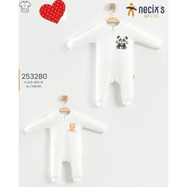 Фотография Комбинезон детский на девочку 253280 white-beige р.0.3-1 "Meloria" недорого оптом от прямого поставщика