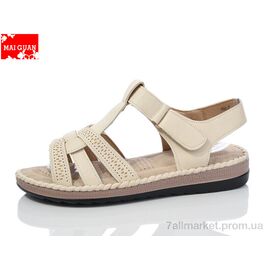 Фотография Босоножки женские летние Лето 986-2 (8 пар р.37-42) "Maiguan" недорого оптом от прямого поставщика