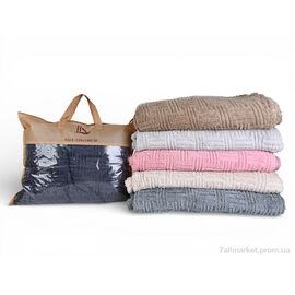 Плед  M802 (180x220см) mix (6 шт. р.сіткаOne size) "Like" недорого оптом від прямого постачальника