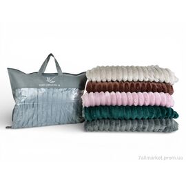 Плед  M805 (220x240см) mix (6 шт. р.сіткаOne size) "Like" недорого оптом від прямого постачальника