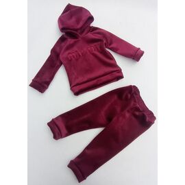 Фотография Костюм детский спортивный на девочку ML3437 wine р.28-36 "Meloria" недорого оптом от прямого поставщика