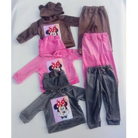 Фотография Костюм детский спортивный на девочку ML3466 grey р.24-30 "Meloria" недорого оптом от прямого поставщика