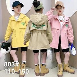 Фотография Куртка детская демисезонная на девочку 803 beige р.5-9 "Фунтик" недорого оптом от прямого поставщика