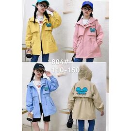 Фотография Куртка детская демисезонная на девочку 804 l.blue р.5-9 "Фунтик" недорого оптом от прямого поставщика