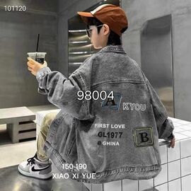 Фотография Куртка детская демисезонная на мальчика 98004 blue р.8-12 "Фунтик" недорого оптом от прямого поставщика