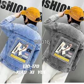 Фотография Куртка детская демисезонная на мальчика 98016 grey р.8-12 "Фунтик" недорого оптом от прямого поставщика