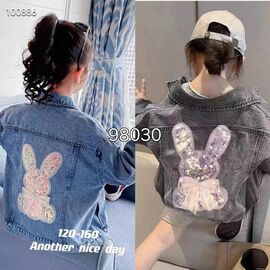 Фотография Куртка детская демисезонная на девочку 98030 blue р.8-12 "Фунтик" недорого оптом от прямого поставщика