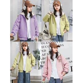 Фотография Куртка детская демисезонная на девочку B818 lilac р.8-12 "Фунтик" недорого оптом от прямого поставщика
