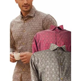 Фотография Рубашка мужская 7204 grey р.3XL-6XL "ROLADA" недорого оптом от прямого поставщика