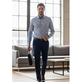 Фотография Рубашка мужская 7212 l.blue р.S-2XL "ROLADA" недорого оптом от прямого поставщика