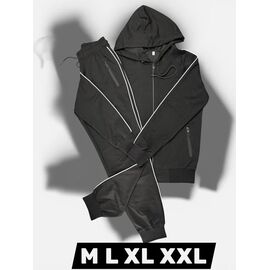 Фотография Костюм спортивный мужской 7256 black р.M-2XL "ROLADA" недорого оптом от прямого поставщика