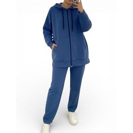 Костюм спортивний жіночий теплий 12 blue р.52-66 "VICTORY" недорого оптом від прямого постачальника
