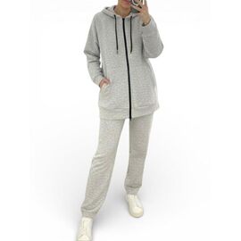 Костюм спортивний жіночий теплий 12 l.grey р.52-66 "VICTORY" недорого оптом від прямого постачальника