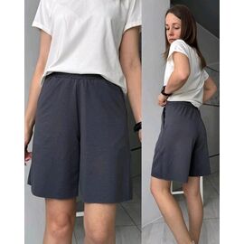 Шорти жіночі 1539 d.grey р.S-XL "VICTORY" недорого оптом від прямого постачальника