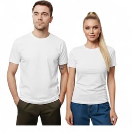 футболка жіноча 89 white (4ж+4м) р.S-2XL "VICTORY" недорого оптом від прямого постачальника