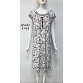 Нічна сорочка жіноча/батал розміри 54-62 (2 кв)"FLOWER" купити недорого від прямого постачальника