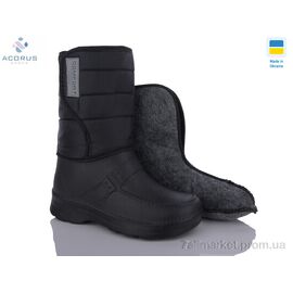 Фотография Сапоги из пены мужские зима P7 чорний (8 пар р.41-45) "Acorus" недорого оптом от прямого поставщика