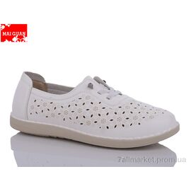 Фотография Туфли женские стильные Лето F13-3Awhite (8 пар р.37-42) "Maiguan" недорого оптом от прямого поставщика