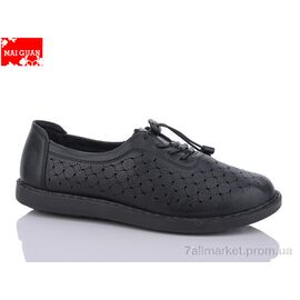 Фотография Туфли женские стильные Лето F12 -1Ablack (8 пар р.37-42) "Maiguan" недорого оптом от прямого поставщика