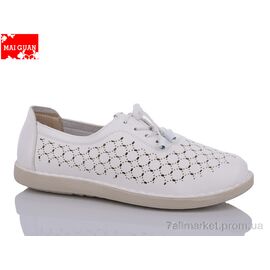 Фотография Туфли женские стильные Лето F12-3А white (8 пар р.37-42) "Maiguan" недорого оптом от прямого поставщика