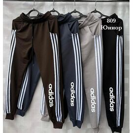 Фотография Штаны спортивные подростковные S2579 beige р.40-48 "Shon" недорого оптом от прямого поставщика