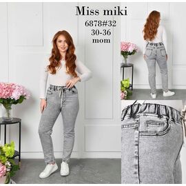 Фотография Джинсы женские 6878 grey р.30-36 "Basanjiu" недорого оптом от прямого поставщика