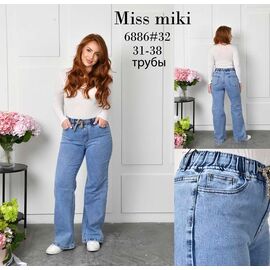Фотография Джинсы женские 6886 l.blue р.31-38 "Basanjiu" недорого оптом от прямого поставщика