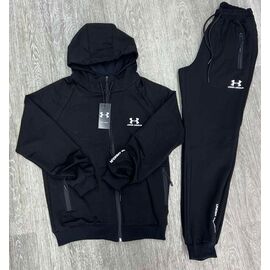 Фотография Костюм спортивный мужской W26463 black р.M-3XL "Verton" недорого оптом от прямого поставщика