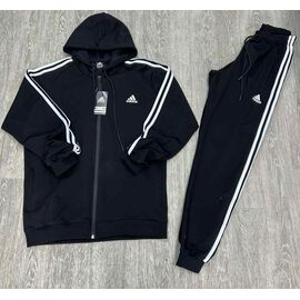 Фотография Костюм спортивный мужской W26464 black р.M-3XL "Verton" недорого оптом от прямого поставщика