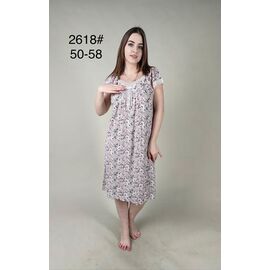 Нічня жіноча 2618 beige р.50-58 "Fili Wear" недорого оптом від прямого постачальника