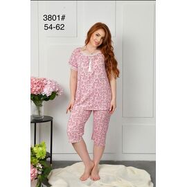 Фотография Пижама лёгкая женская 3801 pink р.54-62 "Fili Wear" недорого оптом от прямого поставщика