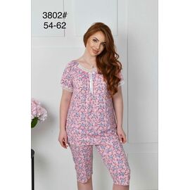 Фотография Пижама лёгкая женская 3802 pink р.54-62 "Fili Wear" недорого оптом от прямого поставщика