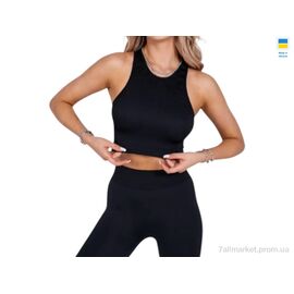 Фотография Топ женский Лето 8 чорний (2 шт. р.сетка S-XL) "Margo" недорого оптом от прямого поставщика