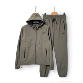 Фотография Спортивный костюм мужской Весна/осень A153 d.green (5 шт. р.сетка M-3XL) "OKMEL" недорого оптом от прямого поставщика