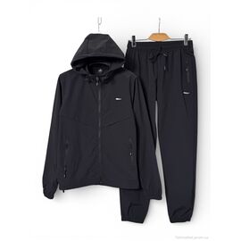 Фотография Спортивный костюм мужской Весна/осень A153 black (5 шт. р.сетка M-3XL) "OKMEL" недорого оптом от прямого поставщика