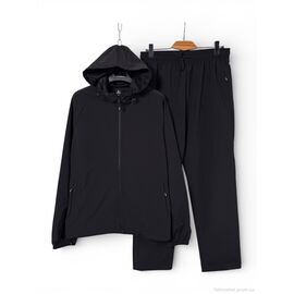 Фотография Спортивный костюм мужской Весна/осень A150-1 black (5 шт. р.сетка 2XL-6XL) "OKMEL" недорого оптом от прямого поставщика