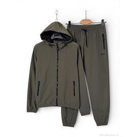 Фотография Спортивный костюм мужской Весна/осень A151 d.green (5 шт. р.сетка M-3XL) "OKMEL" недорого оптом от прямого поставщика