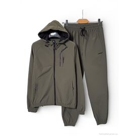 Фотография Спортивный костюм мужской Весна/осень A152 d.green (5 шт. р.сетка M-3XL) "OKMEL" недорого оптом от прямого поставщика