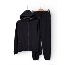 Фотография Спортивный костюм мужской Весна/осень A155 black (5 шт. р.сетка M-3XL) "OKMEL" недорого оптом от прямого поставщика