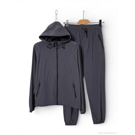 Фотография Спортивный костюм мужской Весна/осень A156 d.grey (5 шт. р.сетка M-3XL) "OKMEL" недорого оптом от прямого поставщика