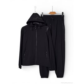 Фотография Спортивный костюм мужской Весна/осень A156 black (5 шт. р.сетка M-3XL) "OKMEL" недорого оптом от прямого поставщика