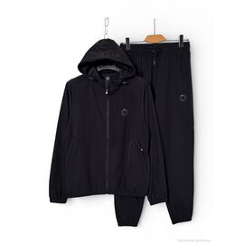 Фотография Спортивный костюм мужской Весна/осень A159 black (5 шт. р.сетка M-3XL) "OKMEL" недорого оптом от прямого поставщика