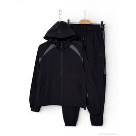 Фотография Спортивный костюм мужской Весна/осень A158 black (5 шт. р.сетка M-3XL) "OKMEL" недорого оптом от прямого поставщика