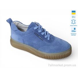 Фотография Кроссовки женские модные Весна/осень Paradize V-CR-1282 блакитний замш (5 пар р.36-41) "Prime-Opt" недорого оптом от прямого поставщика