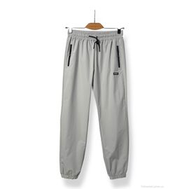 Фотография Спортивные брюки мужские Весна/осень A153 l.grey бр. (5 шт. р.сетка M-3XL) "OKMEL" недорого оптом от прямого поставщика